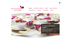 Desktop Screenshot of delaviedansmacuisine.com
